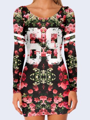 3D платье Розочки 69