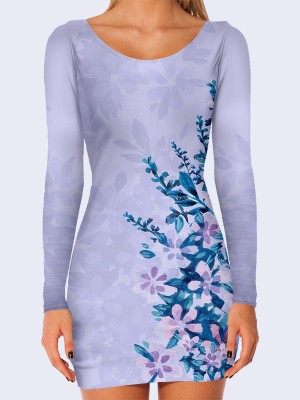 3D платье Душистые цветы