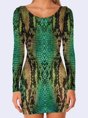 3D платье Чешуя змеи