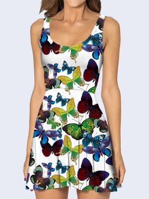 3D платье Бабочки