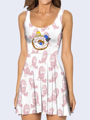 3D платье Гомер и пончик