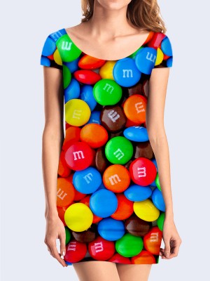 3D платье Сладости M&M's