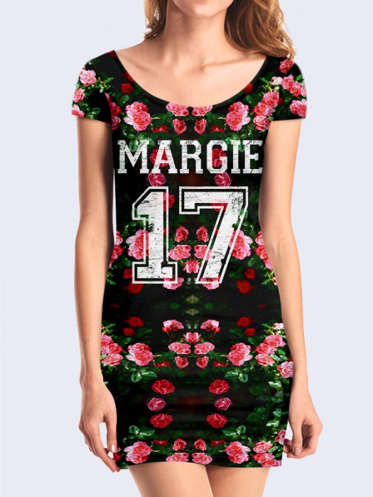 3D платье Цветочки 17