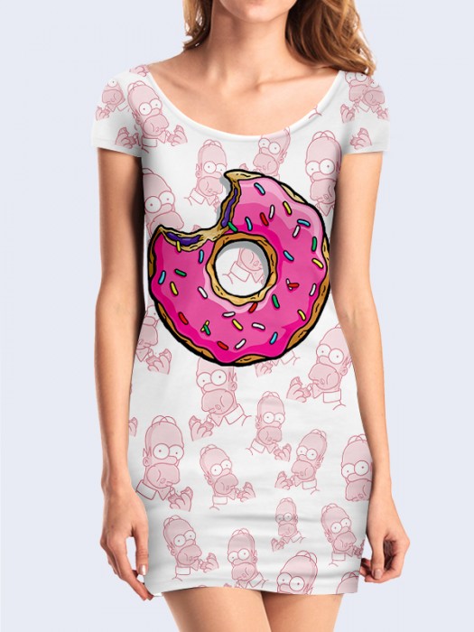 3D платье Пончик в глазури