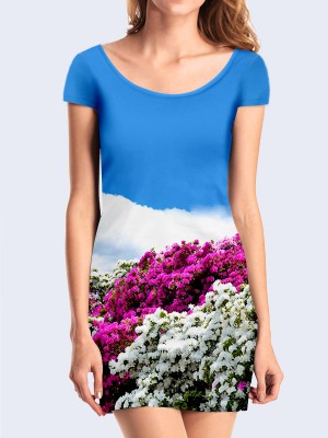 3D платье Цветение