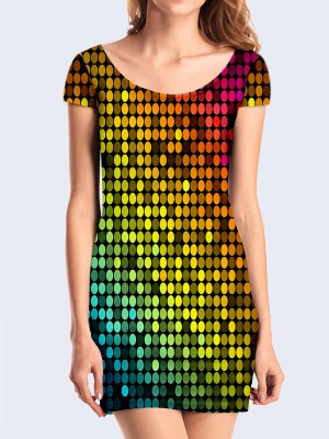 3D платье Стиль диско