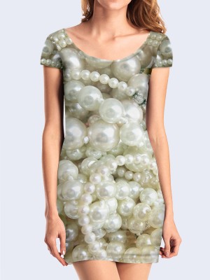 3D платье Нить жемчуга
