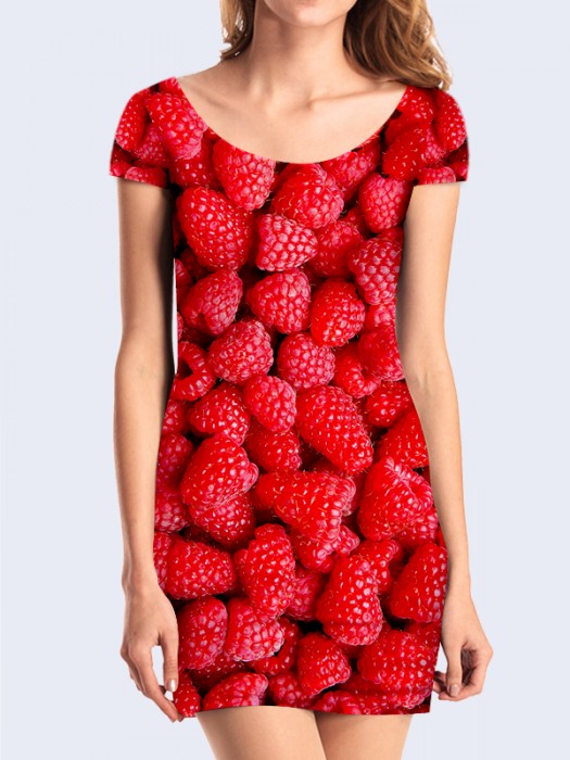 3D платье Малинка