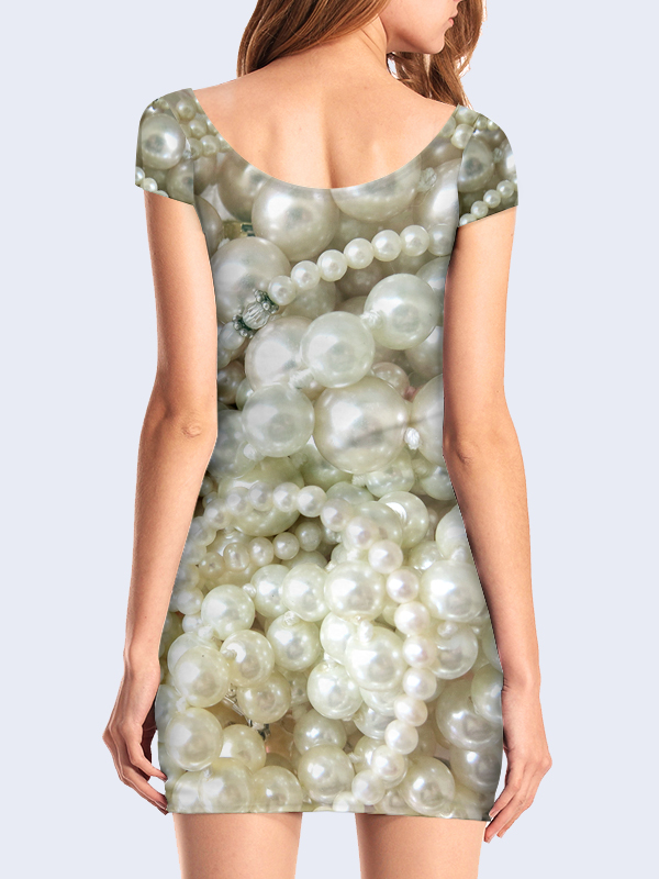 3D платье Нить жемчуга