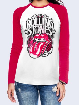 Лонгслив-реглан Rolling Stones logo