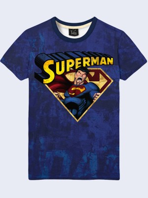 3D футболка Супермен в ярости