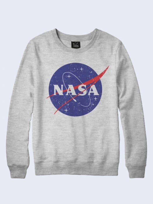 Свитшот НАСА серый