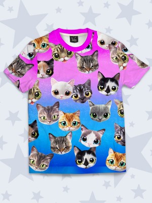 3D футболка Cute kittens