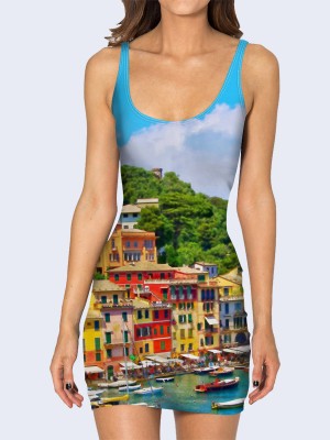3D платье Город Портофино