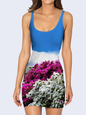 3D платье Цветущая поляна