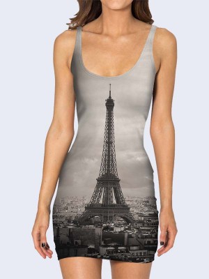 3D платье Достопримечательность Парижа