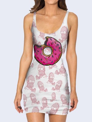 3D платье Надкусанный пончик