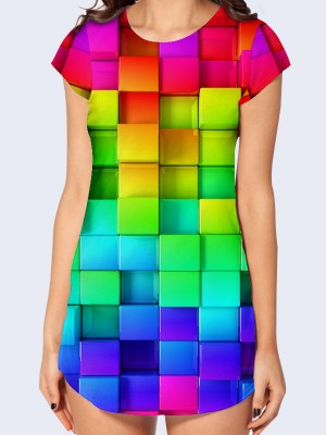 Туника Разноцветные кубики