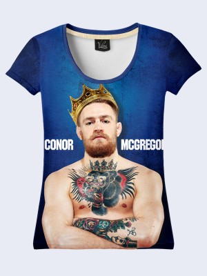 3D футболка Конор Макгрегор в короне