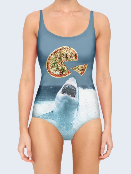 3D купальник Акула и пицца