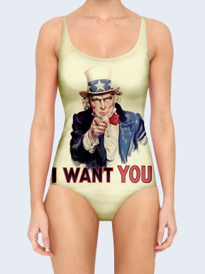 3D купальник Uncle Sam I want you