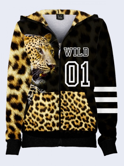 Худи Leopard wild 01