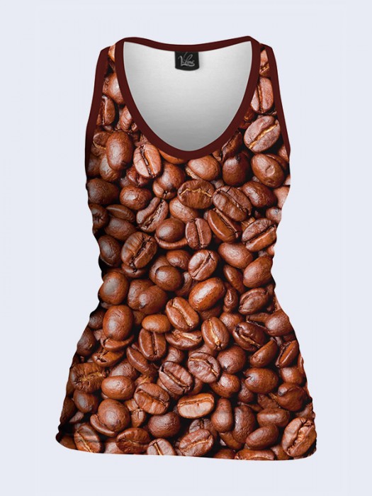 3D майка Зерна кофе