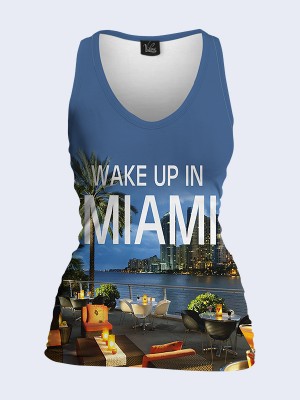 3D майка Проснуться в Майами