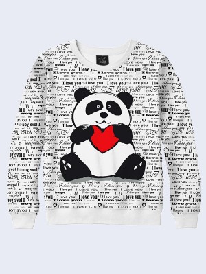 Свитшот Panda I love you