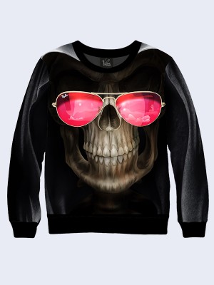 Свитшот Skull in red glasses