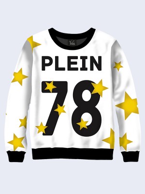 Свитшот Plein 78 жёлтые звёзды
