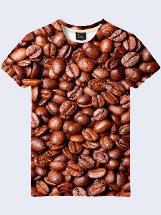 3D футболка Зерна кофе