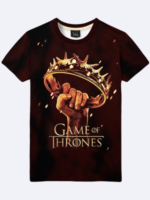 3D футболка Игра престолов корона