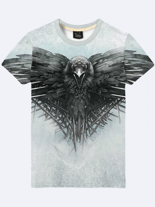 3D футболка Игра престолов Трёхглазый ворон