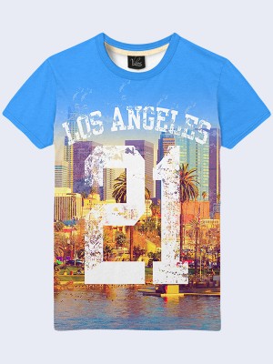 3D футболка Туристический Лос-Анджелес