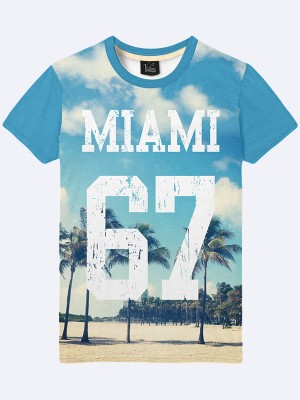 3D футболка Туристический Майами