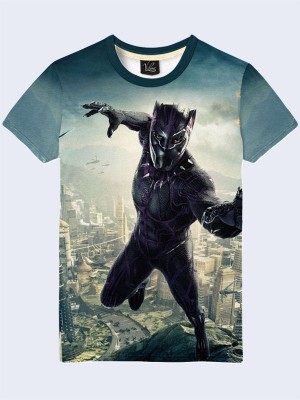 3D футболка Чёрная Пантера Марвел