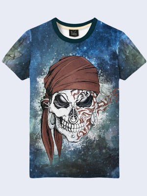 3D футболка Череп пирата