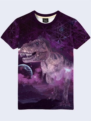 3D футболка Космический тираннозавр