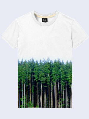 3D футболка Сосновый лес