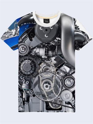 3D футболка Mersedes engine