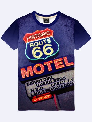 3D футболка Трасса 66 Мотель