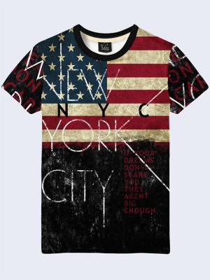 3D футболка New York City style