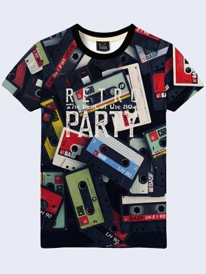 3D футболка Вечеринка 80-х