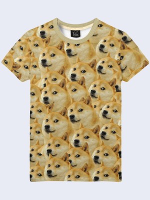 3D футболка Собака мем