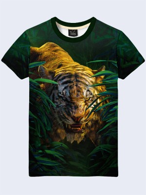 3D футболка Ferocious tiger