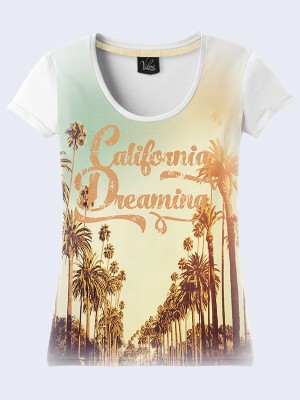 3D футболка Мечты о Калифорнии