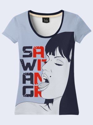 3D футболка Девушка SWAG