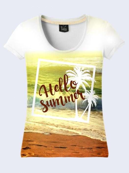 3D футболка Summer sea