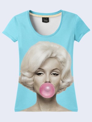 3D футболка Marilyn with gum